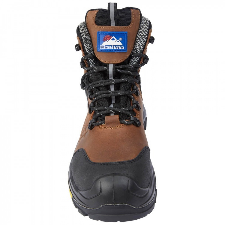 Himalayan Vibram  5802 Vibram Brown Zipper Boot